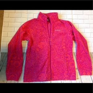 Columbia Girls Fleece Jacket-size Large